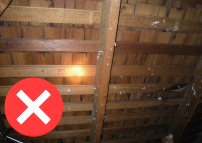 Skip sheathing with wood shakes